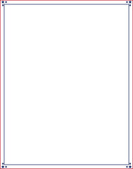 Fototapeta premium minimal thin line border frame simple rectangle white blank template clean