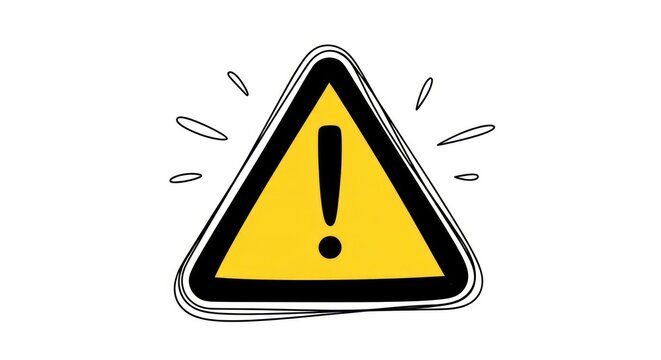 Warning Sign Exclamation Mark Symbol.
