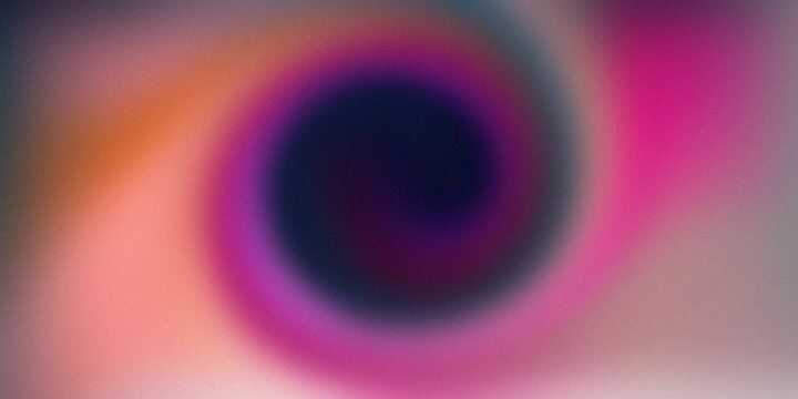 Abstract circular gradient background with grainy texture