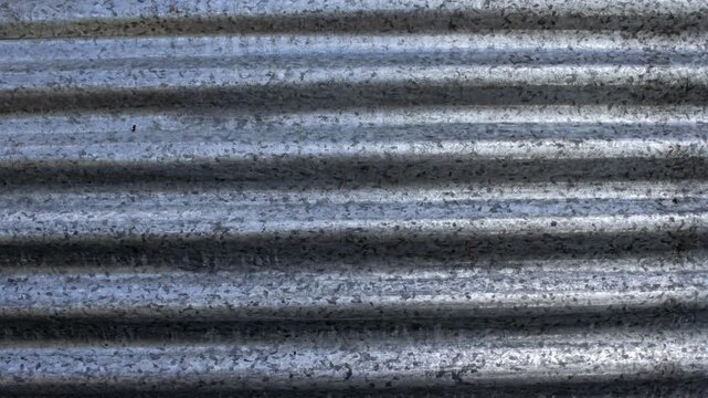 Industrial Corrugated Galvanised Metal Texture Pan