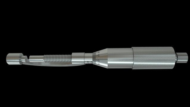 A screw gauge (or micrometer screw gauge) is a precision instrument used to measure extremely small dimensions, such as the thickness of thin sheets or the diameter of wires, with high accuracy. It ty
