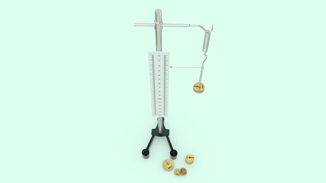 A Hooke's Law apparatus is a standard laboratory setup used to demonstrate how the extension of an elastic material (like a spring) is directly proportional to the force applied to it