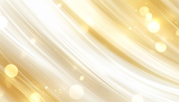 企業の周年記念式典やラグジュアリーな表彰式のバナーに圧倒的な信頼感をプラスする、きらめく流線が美しいゴールド背景