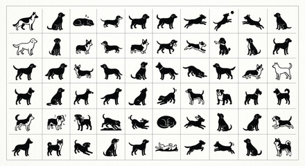 Naklejka premium dog icon