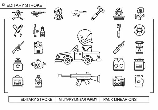 Linear Battalion: Stylized Combat Assets