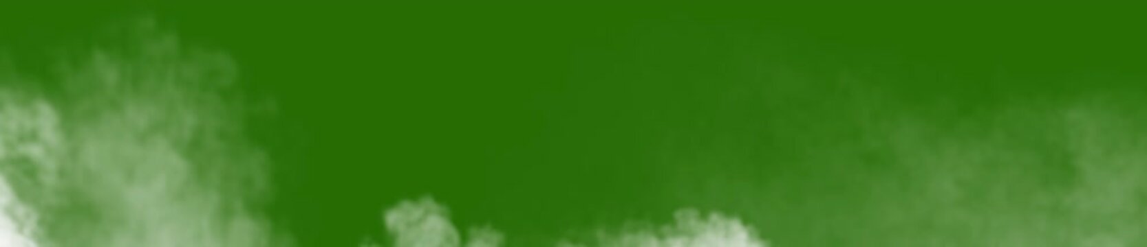 White smoke motion isolated on green screen. White steam rising effect