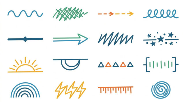 Collection of Scientific and Physical Symbols Icons
