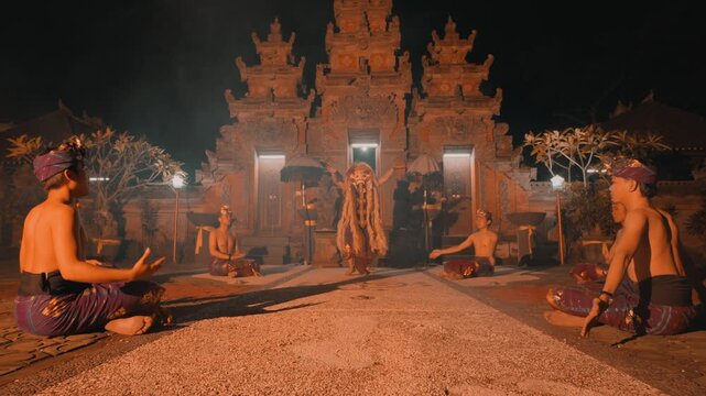 Traditional Balinese Calonarang Performance Night