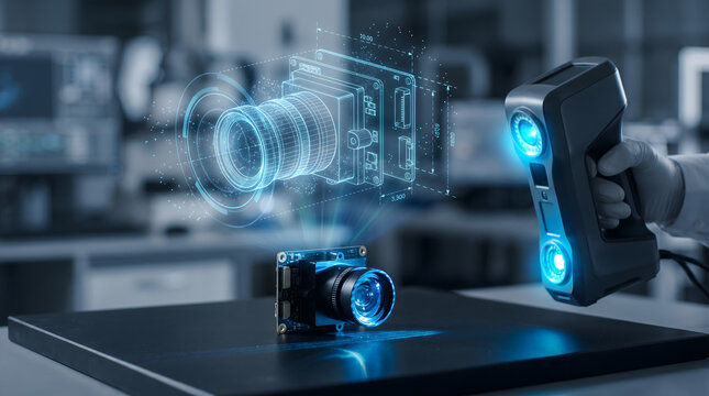 Machine vision inspection system with camera