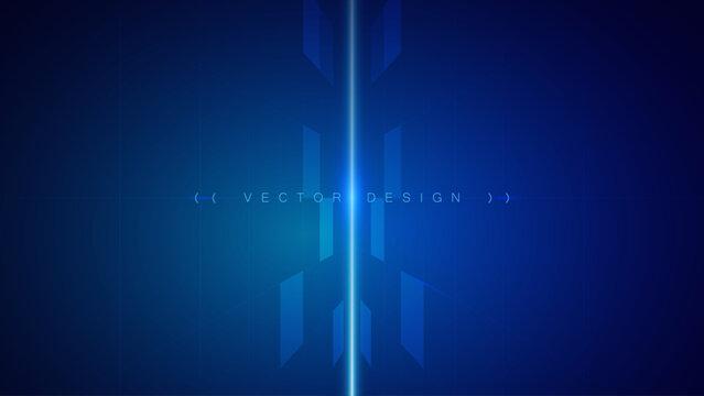 Abstract futuristic background with vertical glowing light conduit