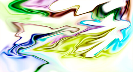 Fototapeta premium Abstract fluid liquid background with bright light colors and smooth flowing waves for creative designs.