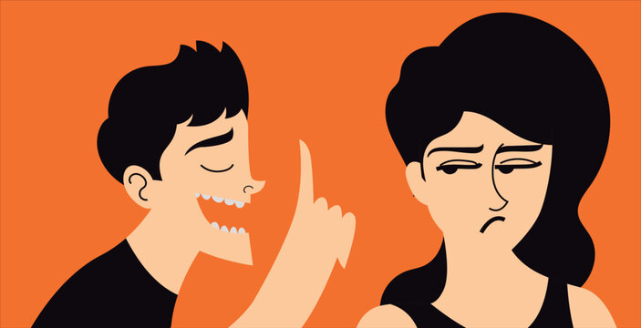 man mansplaining to a woman who is tired of listening