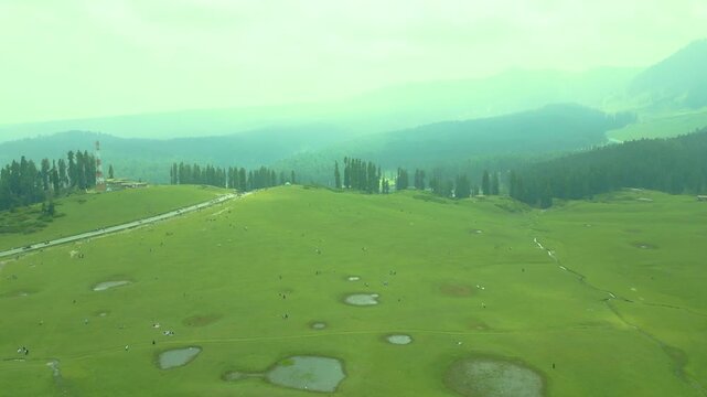 Doodhpathri (Valley of Milk) is a tourist destination and a hill station in the Indian administered union territory of Jammu and Kashmir. It is located in khan sahab area of Budgam district.