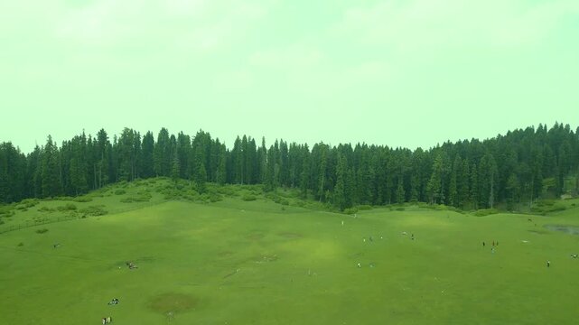 Doodhpathri (Valley of Milk) is a tourist destination and a hill station in the Indian administered union territory of Jammu and Kashmir. It is located in khan sahab area of Budgam district.