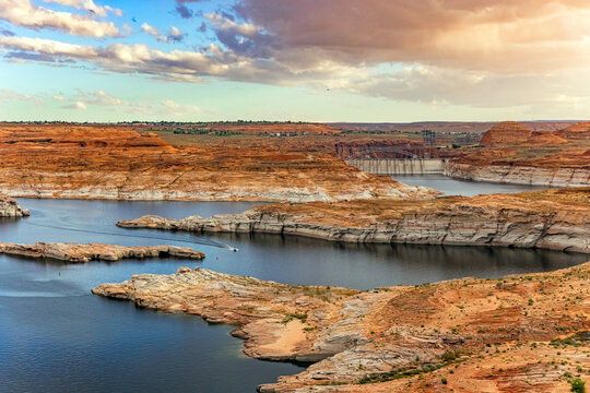 The reservoir on the Colorado River.