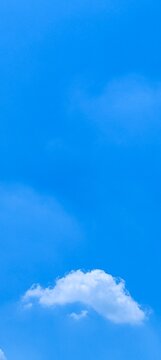  Blue Sky with Fluffy Cumulus Clouds, Sky Background