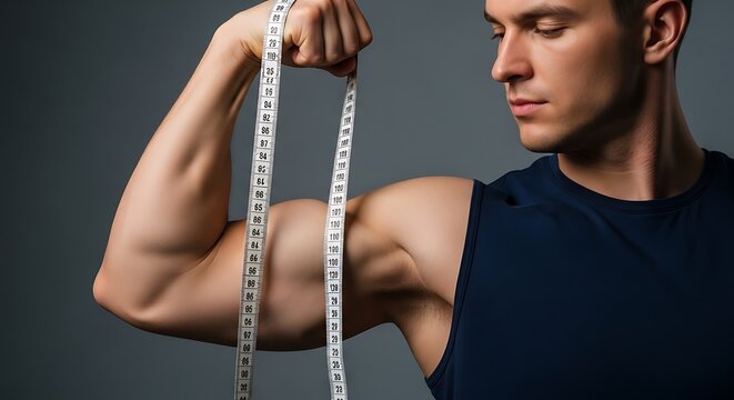Fitness progress tracking muscle measurement body composition analysis