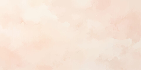 Obraz premium Soft Pastel Wash: A gentle, ethereal watercolor wash in delicate shades of peach and cream, creating a soothing and minimalist backdrop for creative projects.