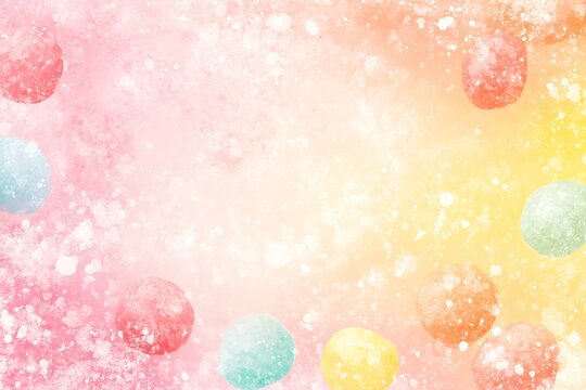Vibrant bubble background
