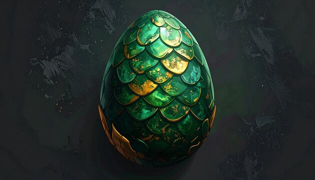 Close-up view of a glowing green crystal sphere with colorful inclusions.