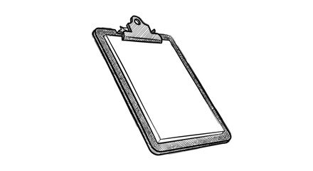 Blank Clipboard with Empty Paper Sheet. © Abutop