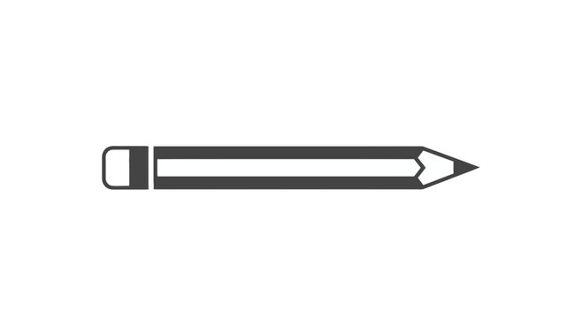 Black and White Pencil Illustration.