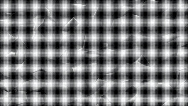 An abstract illustration of a gray geometric pattern with sharp triangular shapes on a transparent background