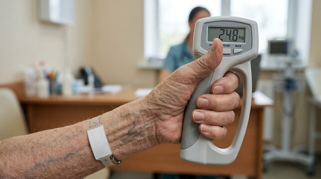 Geriatric Frailty Assessment Hand Grip Test in Clinical Examination