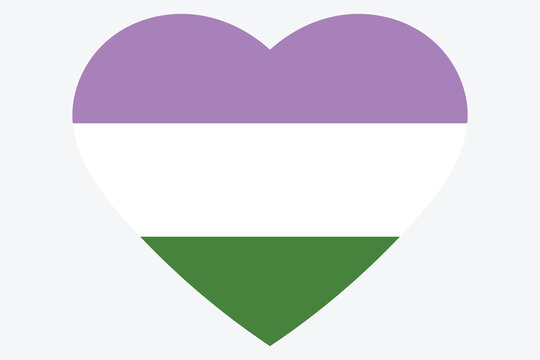 Genderqueer PRIDE. Multicoloured peace flag movement. Genderqueer pride flag - one of the sexual minorities of the LGBT community.