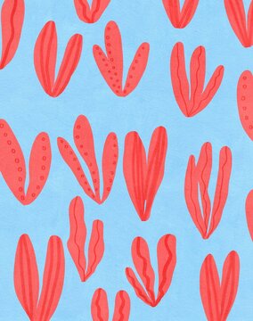 seaweed pattern background