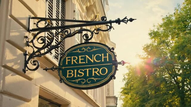 French bistro in France.