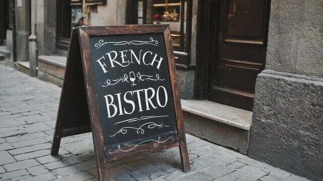 French bistro in France.