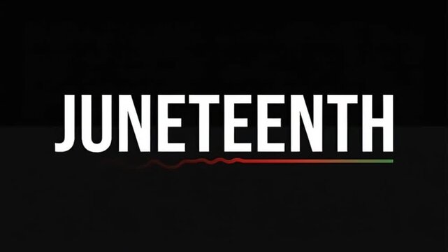 Juneteenth celebration event with people