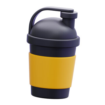 water bottle 3d icon illustration