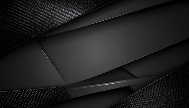 Dark abstract background with layers and textures creates depth and a modern, sleek, industrial design
