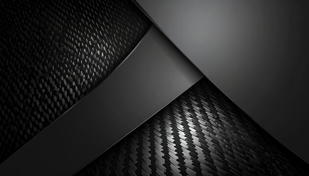 Dark abstract layers intersect with textured weave, creating a stylish modern background with geometric simplicity