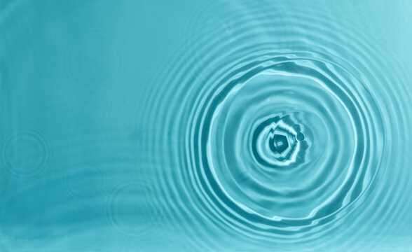Ripple effect conceptual background with twin water circles