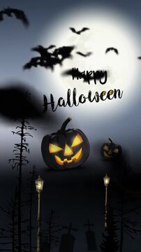 Happy Halloween for Social Media Story