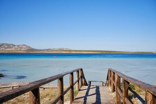 La Pelosa beach, Sardinia, Italy