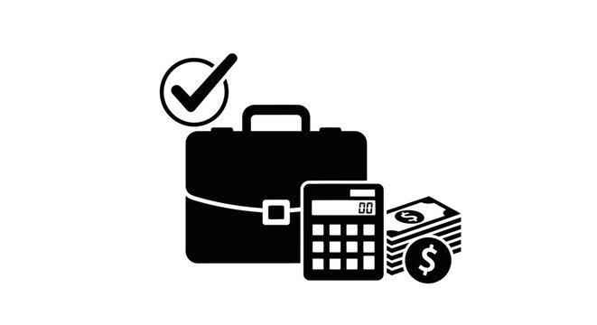 vector illustration of a bag