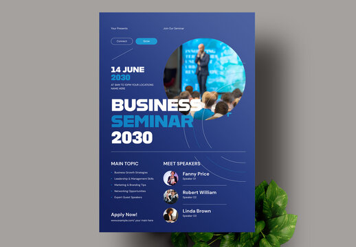 Business Seminar Flyer Template