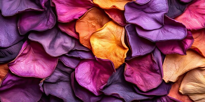 Vibrant and Colorful Mosaic Texture Created from Assorted Dried Fruit Pieces for Artistic Background