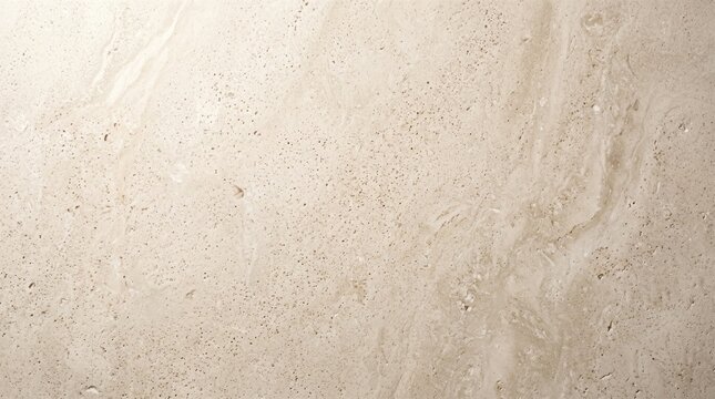 Natural Beige Travertine Marble Texture Background, Elegant Limestone Stone Surface with Porous Pattern, Premium Seamless Tile Design Material for Luxury Interior and Architectural Mockups