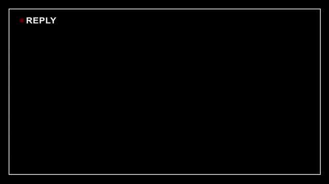 reply streaming sign icon animation, online camera recording overlay animation, Red live streaming symbol, live streaming, broadcasting- 4k black background icon animation