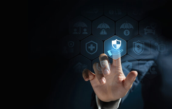 Claims Adjuster hands holding assessment form Insurance loss evaluation investigation settlement network connections fraud prevention coverage verification customer service.