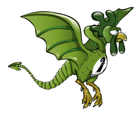 the Baselisk, the legendary dragon-like creature that serves as a traditional symbol of Basel, Switzerland.