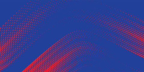 Fototapeta premium Red blue brush stroke pattern car sticker abstract banner sporty lines red blue color combination brush stroke pattern grunge motorsport racing design, Vector Illustration.