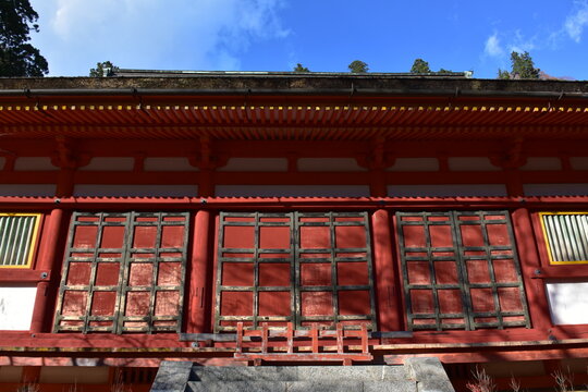 奈良県 桜井市の談山神社（秋の紅葉）