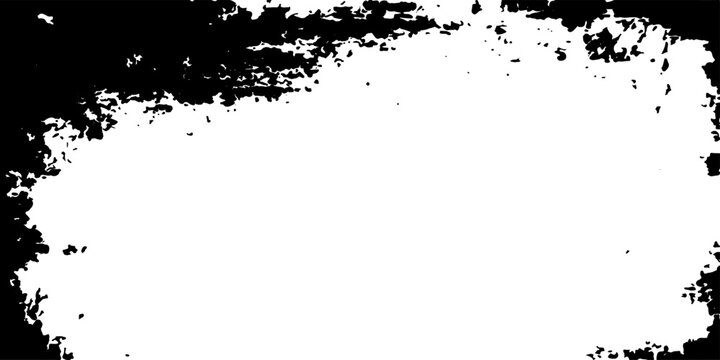 Paint splash on white canvas