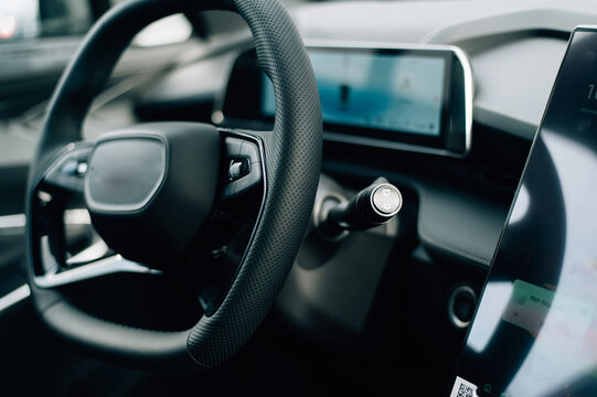 Car steering wheel without logo